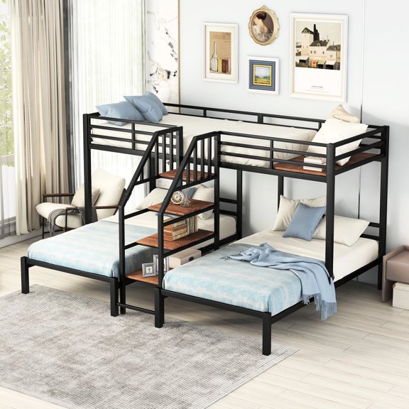Metal Construction, No Box Spring Required - Durable and Cost-Effective Bed
