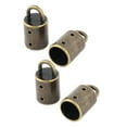 thumbnail image 1 of Uxcell 4Pcs Stainless Steel Control Bolt Stanchion Pole Barrier Rope Hook Bronze Tone, 1 of 4