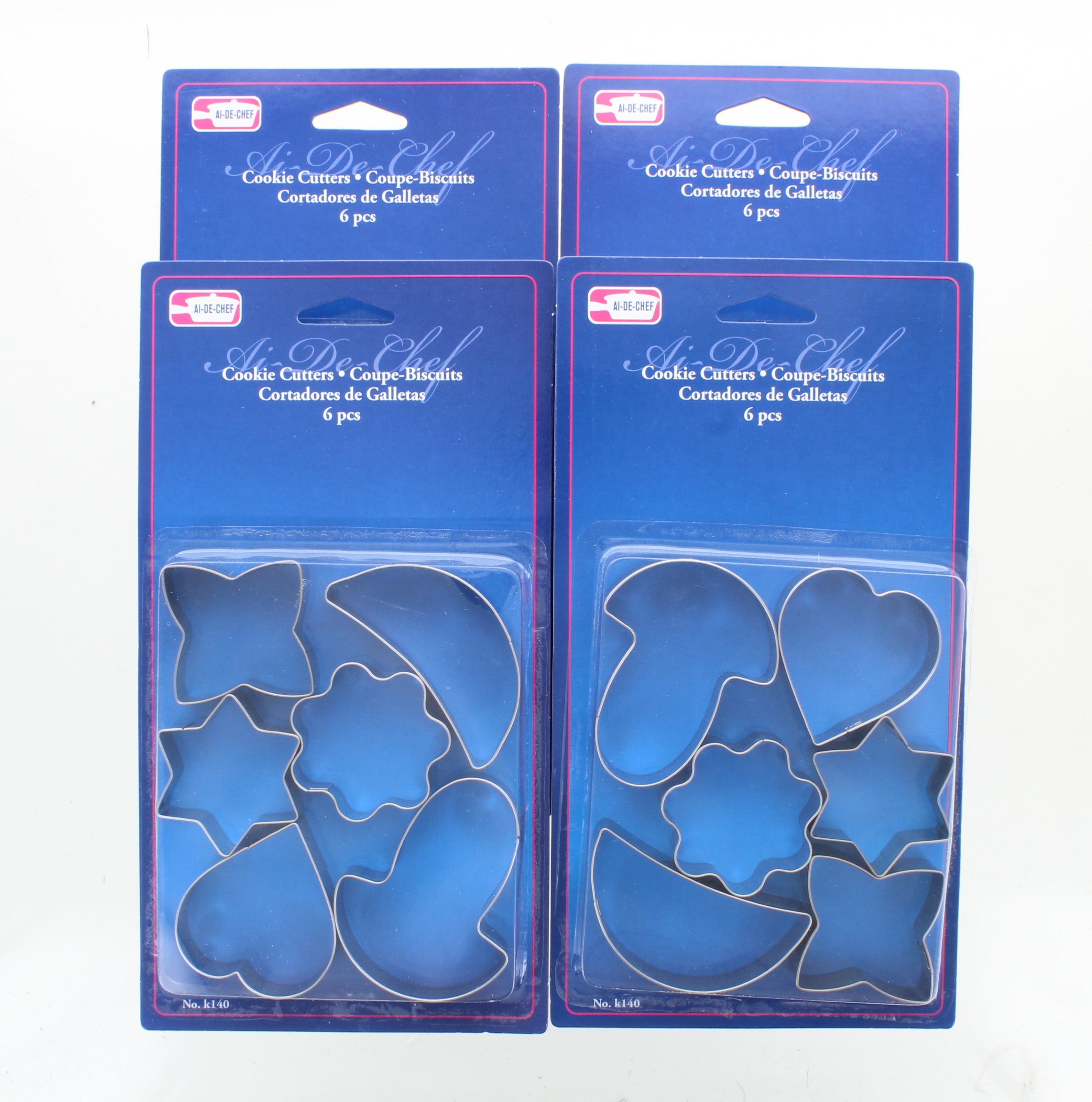 8pcs Metal Cookie Cutters Set, Aluminum Alloy Heart Shaped Cookie Cutter,  Silver - On Sale - Bed Bath & Beyond - 38320718