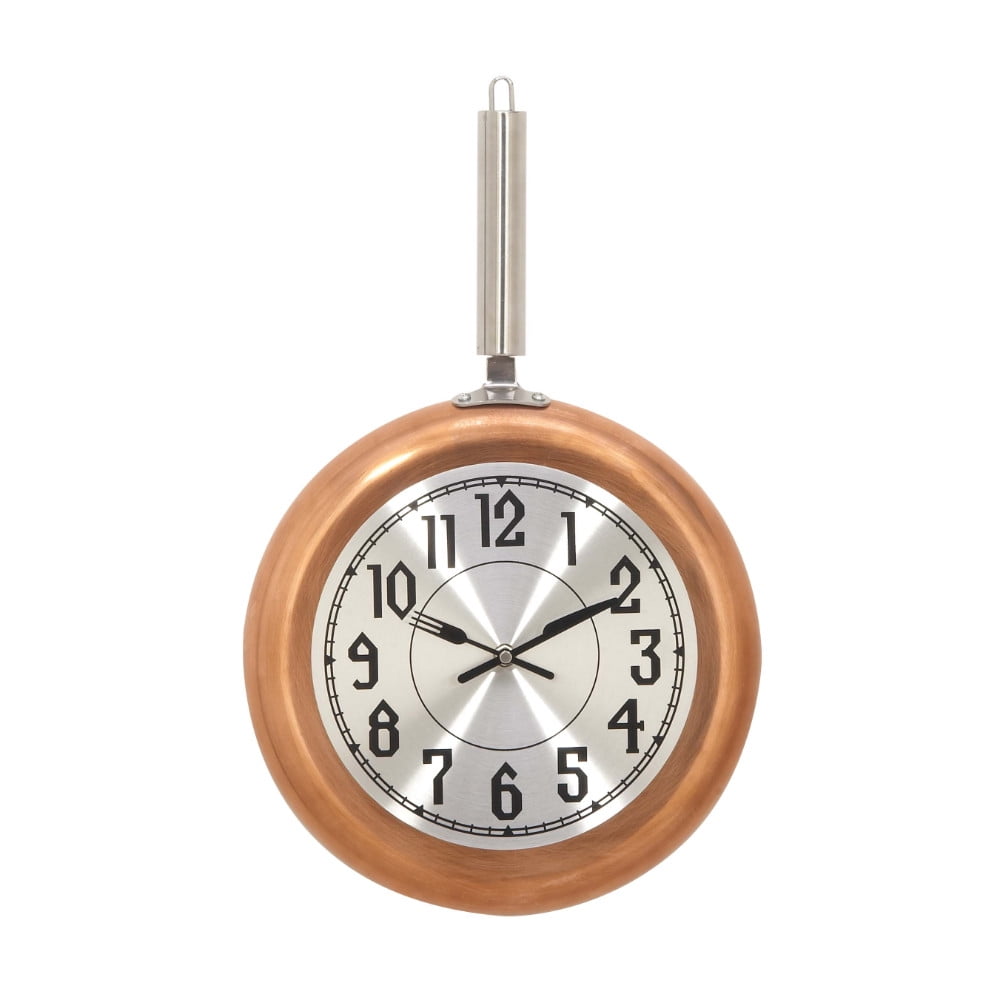 Metal Copper Wall Clock, Large