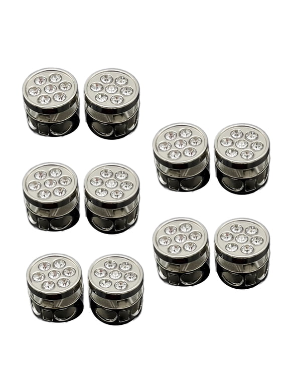 Metal Cord Locks 10pcs Adjustable Cord Stopper for Drawstring Adjustment on Pants and Hoodie Outdoor Clothing Accessory