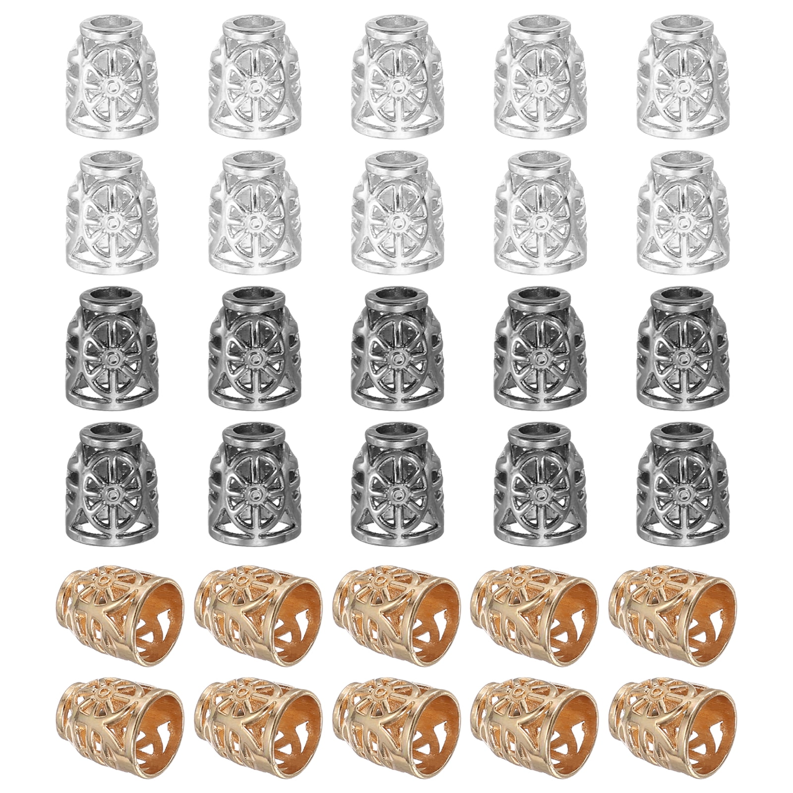 Lock Rope Stopper Metal Cord Locks, Rope End Lock, Bell Stopper, Hollow Bead End Cap Rope ...