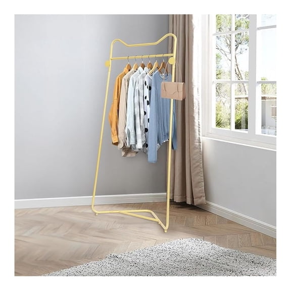 Metal Corner Coat Rack, Modern Clothing Rack Freestanding with 2 , Coat Hanger Hat Tree Standing Clothes Racks for Boutique, Bedroom
