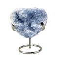 thumbnail image 1 of Metal Crystal Ball Holder, Crystal Mineral Specimen Display Stand Metal Easel Stands Crystals Holder for Rocks, Geodes, Heart Stones(Silver), 1 of 9