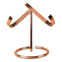 Metal Crystal Ball Holder,Metal Crystal Sphere Holder, Crystal Mineral Specimen Display Stand Metal Easel Stands Crystals Holder for Rocks, Geodes, Heart Stones,GD2,2.4x2.6x1"