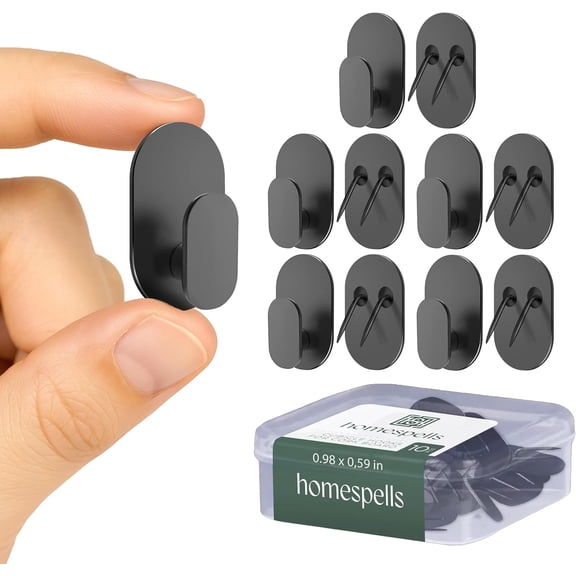 Metal Cubicle Hooks for Fabric Walls Cubical Wall Hooks, Versatile Use Pins & Picture Hangers Hook Work, Cork Board Decor 10 Pcs Push Pin Office Accessories, Organizers