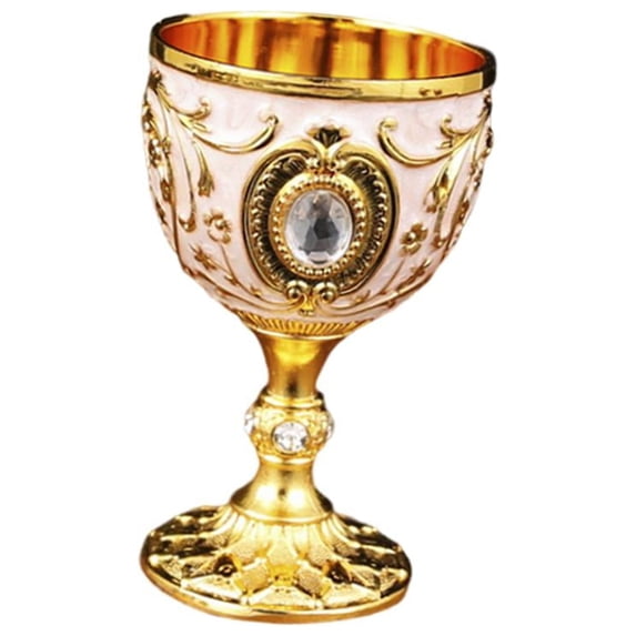 Metal Cup Goblet 30ml Durable for Collection, Decor Travel Goblet Style B