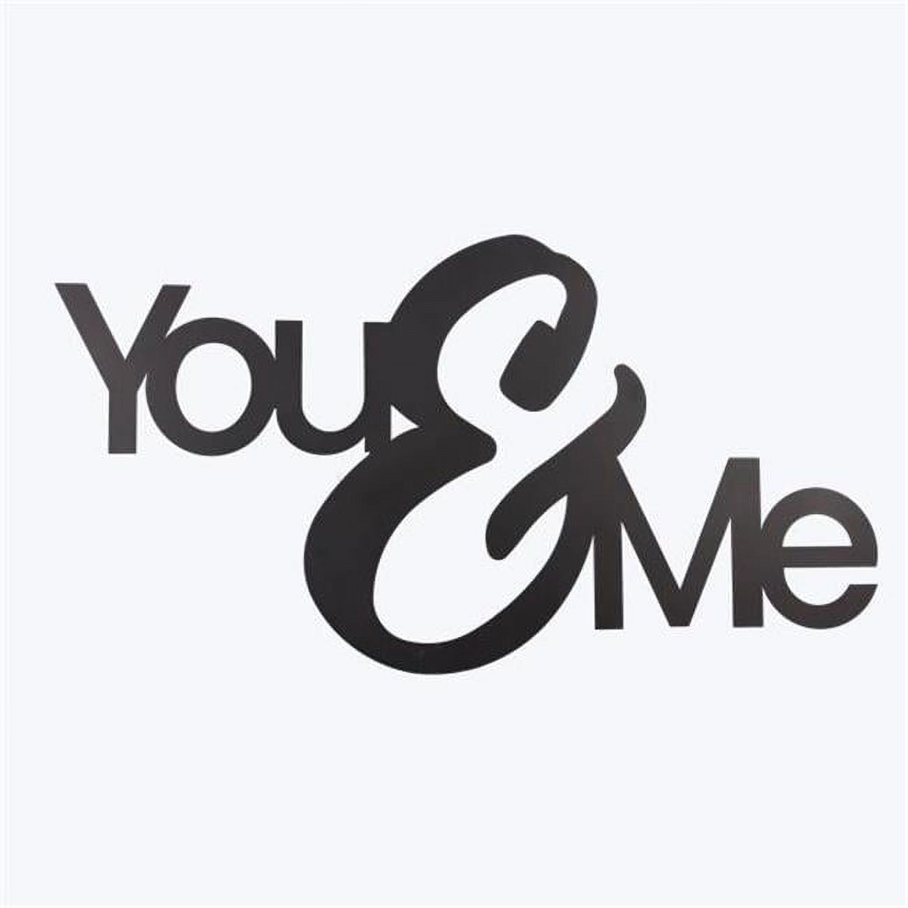 Metal Cutout Modern Country You & Me Wall Decor
