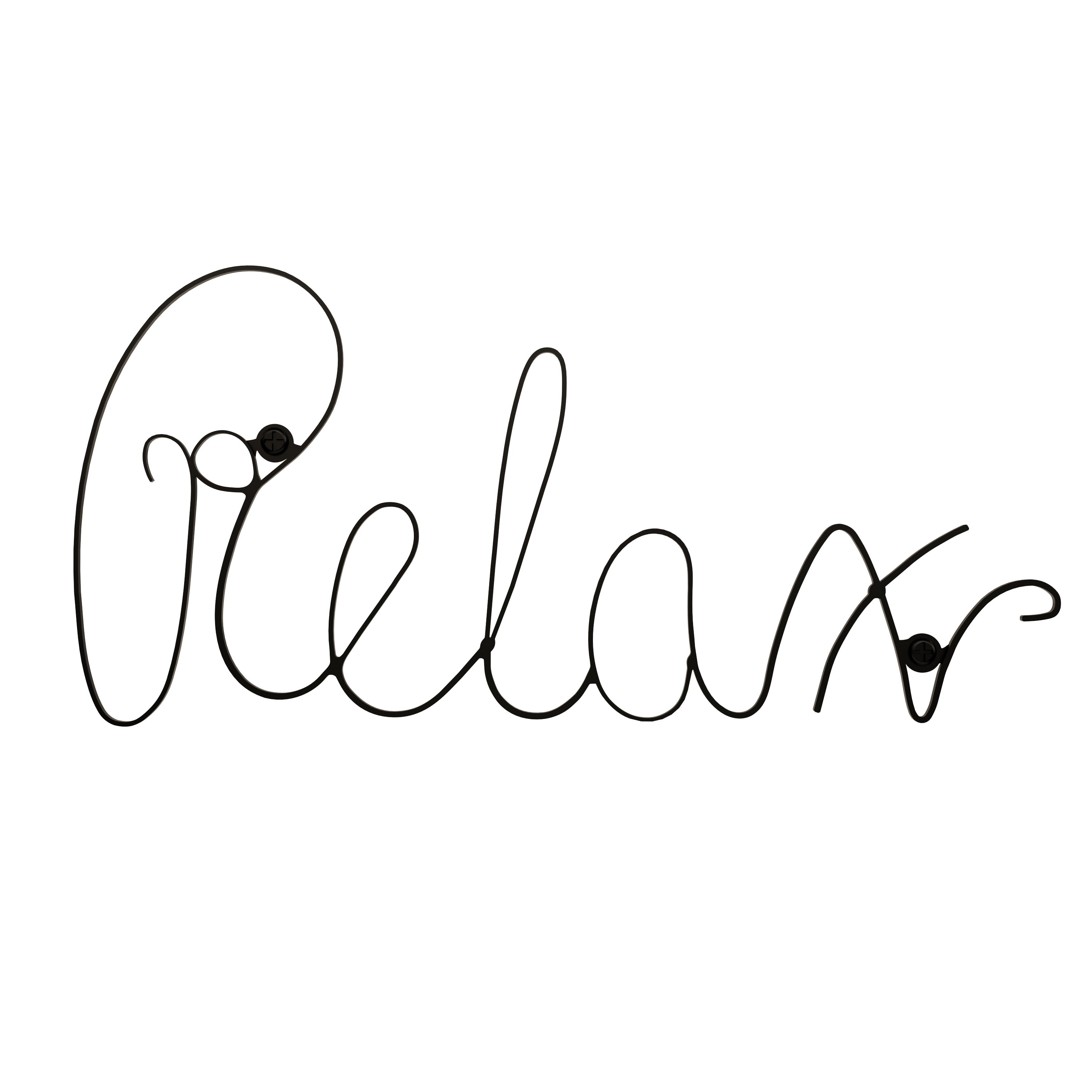 ★人気★【WOOALONG】★Cursive lettering relax long sleev.e★ Metal-Cutout-Relax-Decorative-