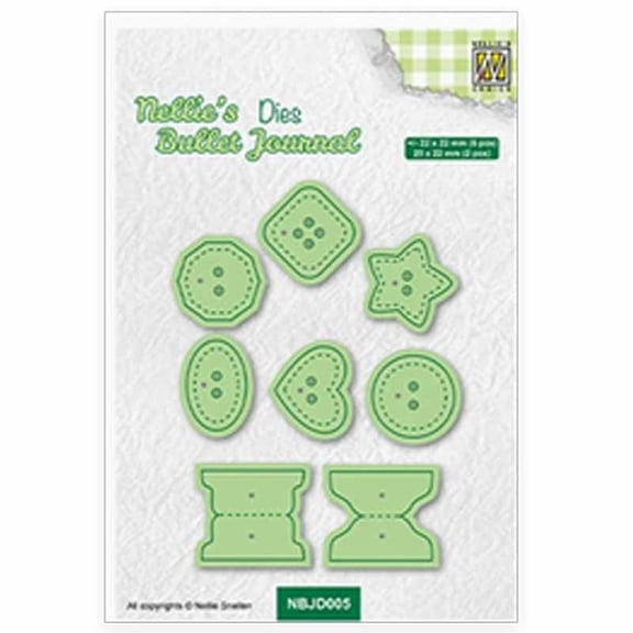 Metal Cutting Dies Buttons Diy Scrapbooking Photo Album Decorative Embossing Paper Card Crafts