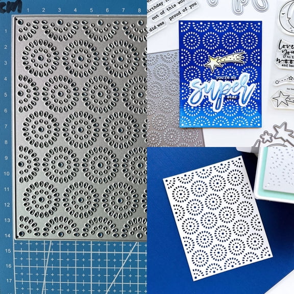 Metal Cutting Dies Cosmic Cover Plate Diy Scrapbooking Photo Album Decorative Embossing Paper Card Crafts