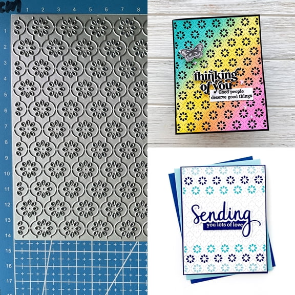 Metal Cutting Dies Daisy Chain Coverplate Diy Scrapbooking Photo Album Decorative Embossing Paper Card Crafts