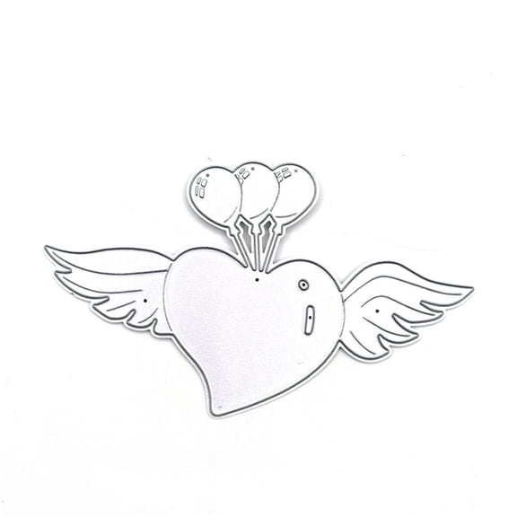 Metal Cutting Dies Happy Valentine's Day Die Cuts Embossing Stencils for Photo Scrapbooking Card Album Decorations