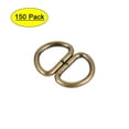 thumbnail image 1 of Metal D Ring 0.39"(10mm) D-Rings Buckle for Hardware Bags Belts Craft DIY Accessories Bronze Tone, 150pcs, 1 of 5