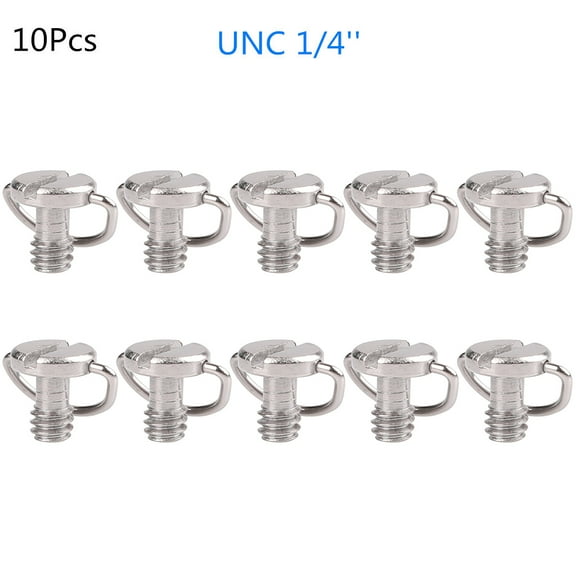 Metal D-Ring 1/ 4" Male Screw Thread Convert Adapter For Camera Bracket Quick Mounting Plate Tripod Ballhead