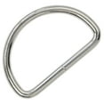 thumbnail image 1 of Metal D Ring Non Welded D-Rings Nickel Plated Silver 1.25 Inch (100 Pack), 1 of 7