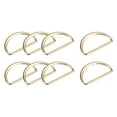thumbnail image 1 of Metal D Rings Buckle, 15 Pack 40mm(1.57") 2.6mm Thick Welded D Rings Buckle, Gold Tone, 1 of 5