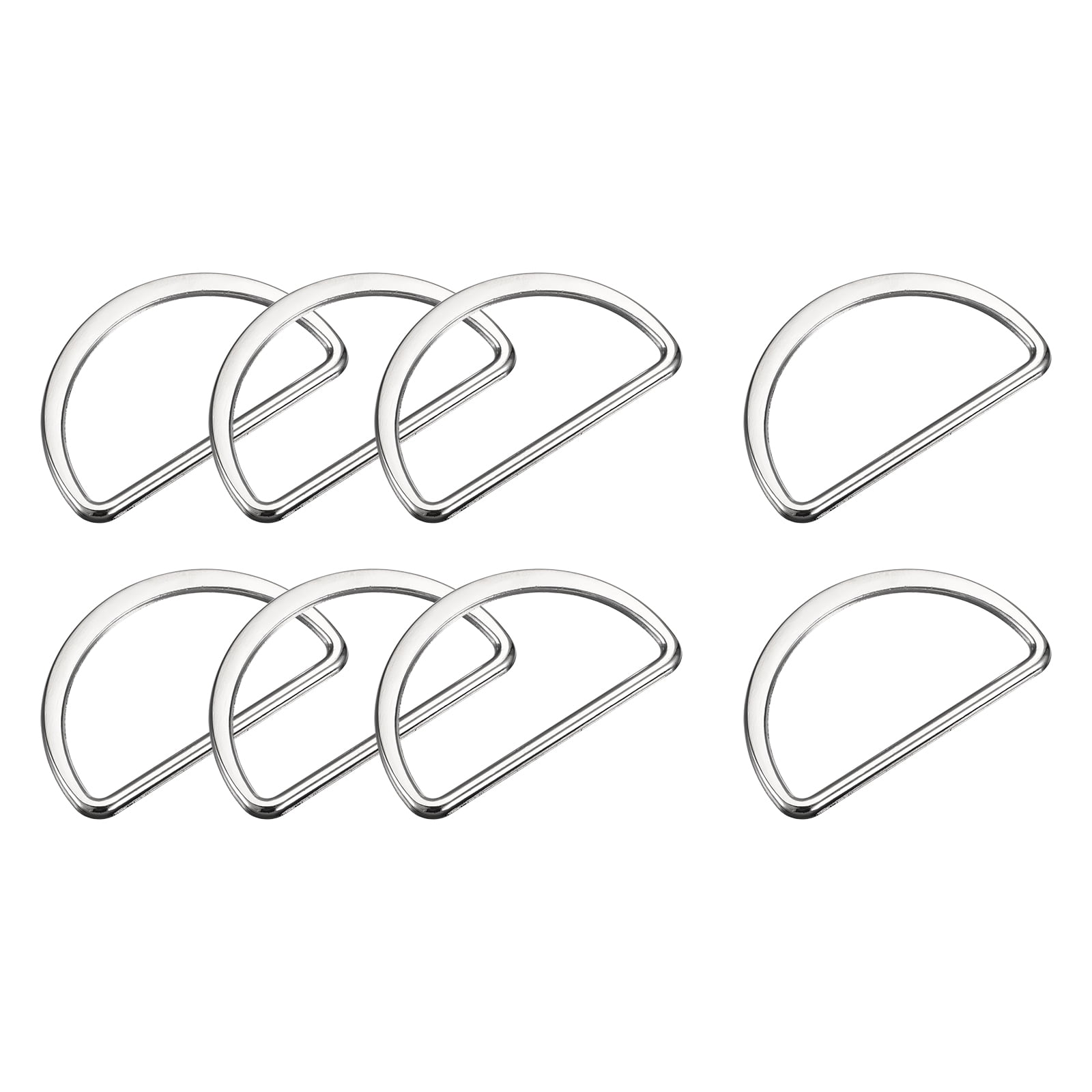 Metal D Rings Buckle, 20 Pack 35mm(1.38