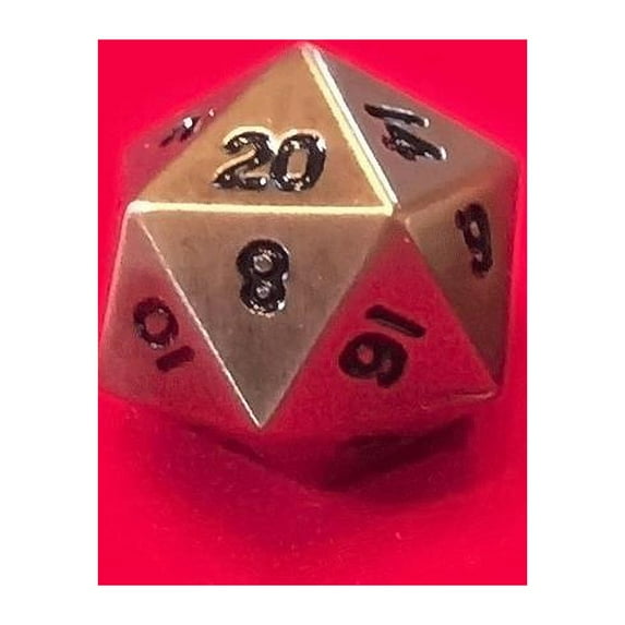 Metal D20 - Copper New Condition!