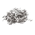 thumbnail image 1 of Metal DIY Ribbon Cord Clamp Ends Crimp Clip Beads Connector Silver Tone 500Pcs, 1 of 1
