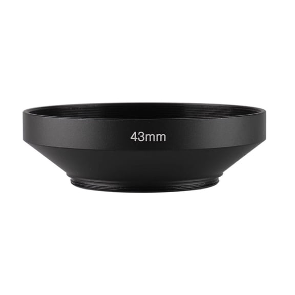 Metal DSLR Camera Lens Shade Essential Accessory for Photographers Optimaled Light Control 39mm- 82mm Diameter Optional