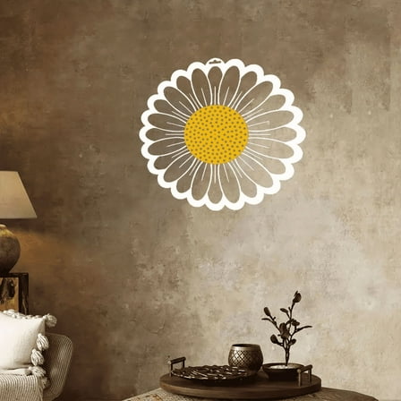 Metal Daisy Floral Craft Decoration, Farmhouse Style Home & Garden Ornament