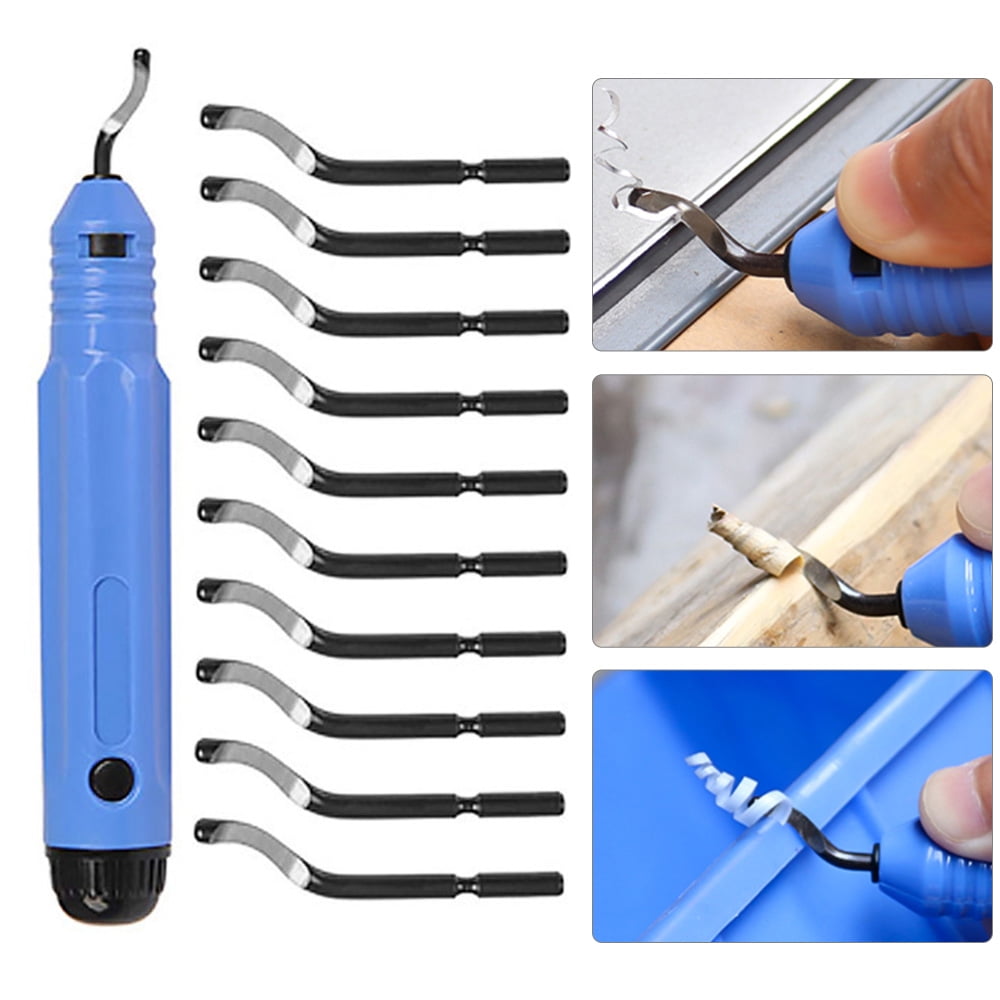 OUIO Trimming Knife Scraper Deburring Tool Deburring Cutters Set Burr  Remover Hand Tool for Wood Plastic Aluminum Copper Steel