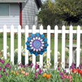thumbnail image 1 of Metal Decor Decorative Outdoor Ornament for Backyard Yard Garden Blue, 1 of 7