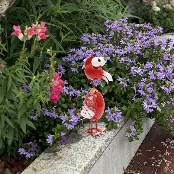 Metal Decor Yard Art Cute Outside Garden Decoration for Home Rust Resistant Weatherproof for Patio Lawn Multi Scene Ornamentation