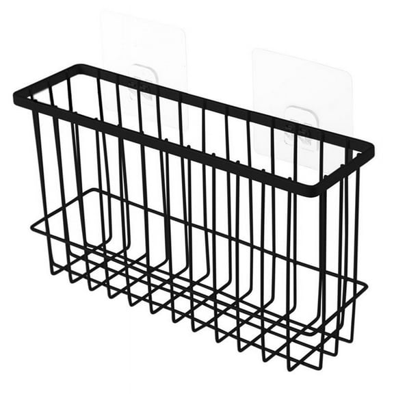 Metal Decorative Storage Basket Grid Flower Pot Hanging Shelf DIY Dormitory Wall Mounted Iron Frame A
