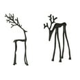 thumbnail image 1 of Metal Deer Tabletop Decoration - Black Reindeer Statues Christmas Decorations,Modern Style Xmas Figurines,Elegant Indoor Holiday Decor,Ideal for Mantel Living Room Bedroom Office, 1 of 7