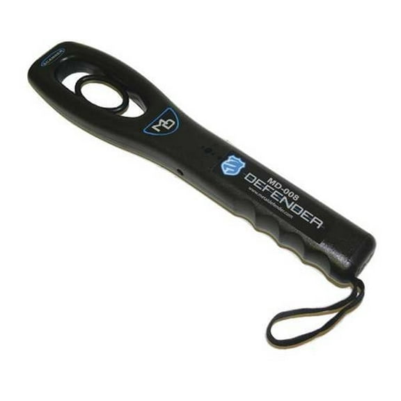 Metal Defender Handheld Metal Detector,LED,Black,1 lb. MD-008