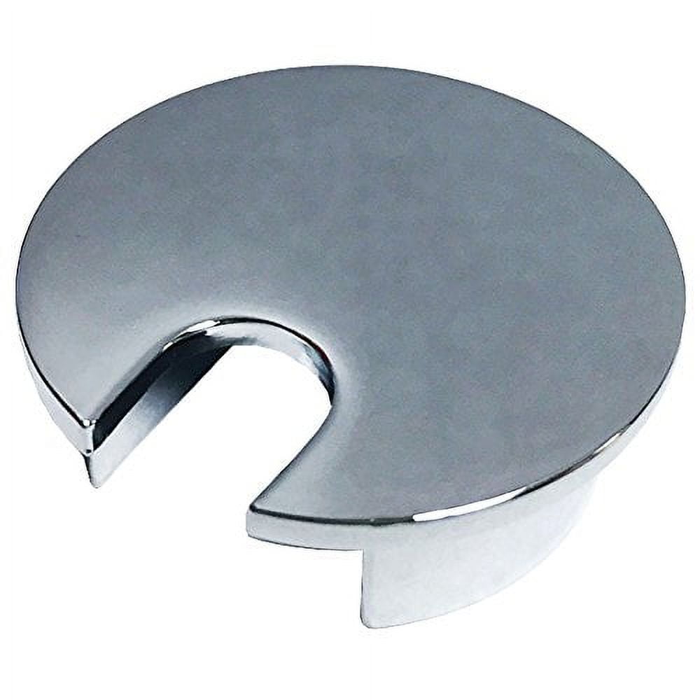 Metal Desk Grommet 40Mm Cable Hole Cover Wire Cord Organizer Chrome Polish