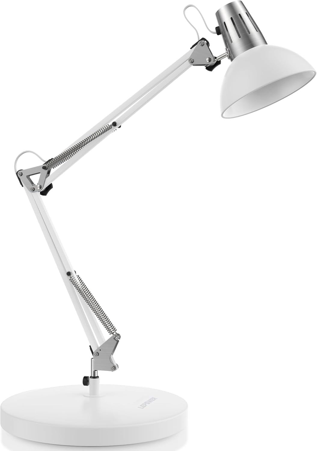 Metal Desk Lamp, Adjustable Goose Neck Architect Table Lamp with On/Off ...