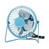 Metal Desktop Fan Mini Quiet Personal Cooling Fan Retro Design Electric ...