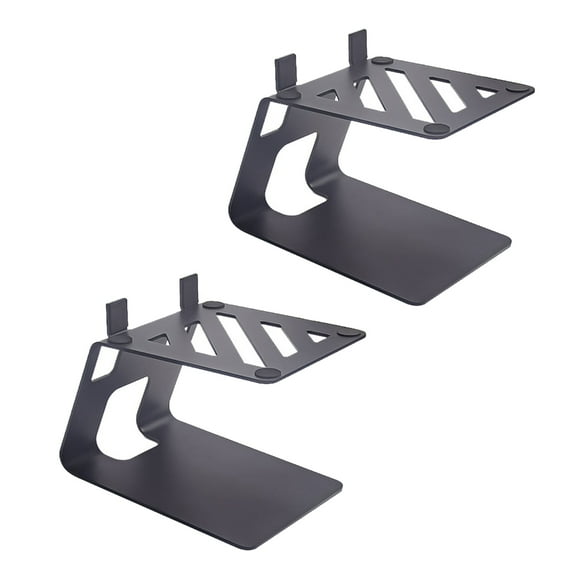 Metal Desktop Speaker Stand 22lbs Capacity Studio Monitors Support Vibration Dampening Design Bookshelf Speaker Rack