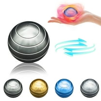 Metal Desktop Spinning Ball Toy - Stress Relief Fidget Spinner - Portable Pocket Sized 1.5" Decompression Toy - Durable Precision Engineered Design for Work and Study Focus