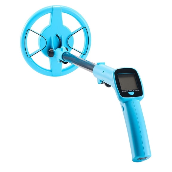 Metal Detector 4 Inch, Lightweight Metal Finder with LCD Display, Waterproof Search Coil, Adjustable 25.6-36.6", Accurate Detector for Treasure Hunting & Exploration