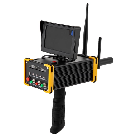 Metal Detector 52.5ft Depth 324.8ft Range Metal Pinpointer Handheld Metal Finder Gold Detector Underground Treasure Finder with HD Screen for Gold, Silver, Jewelry