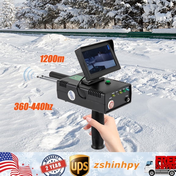 Metal Detector 98.4FT Range, Handheld Treasure Hunting Detector Metal Detector 3937ft Range, Underground Treasure Scanner with 3D LED Display for Gold Silver Copper Diamond (Style1)