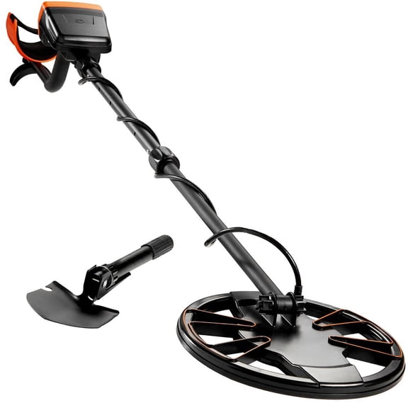 Metal Detector for Adults & Kids, 10 Inch Waterproof Search Coil with LCD Display 7 Modes, Adjustable 41''-52'' Aluminum Stem, DSP Chip Higher Accuracy Gold Detector 10'' Detection Depth