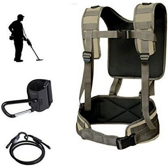 Metal Detector Generic Detecting Harness Sling Easy Swing Limb arm Saver Support Garden Metal Detector