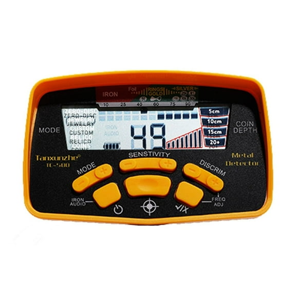 Metal Detector LCD Display Scanner Control Unit For Professional Underground Finder Gold Digger Treasure Hunter ,Portable