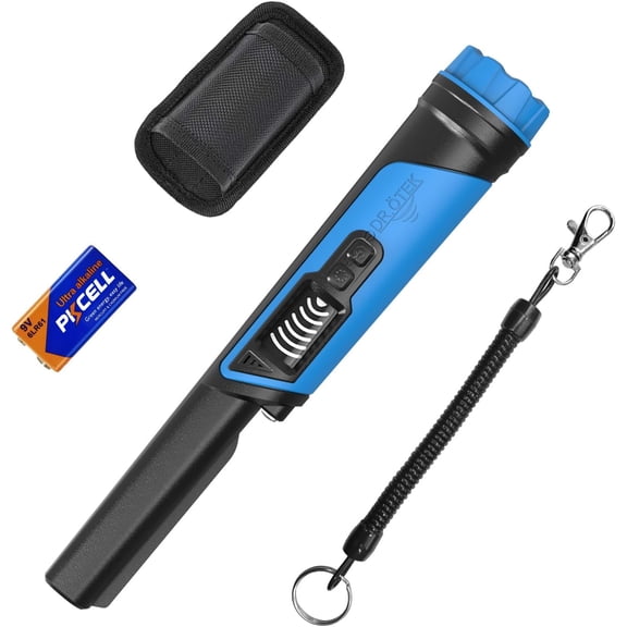 Metal Detector Pinpointer for Adults & Kids, Handheld Pin Pointer Wand with LCD Screen, Fully Waterproof, 360°Detection, 3 Modes, Exclusive Interference Cancellation for Treasure Hunting