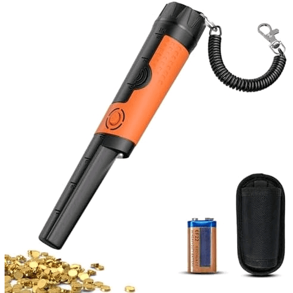 Metal Detector Pinpointer for Adults & Kids - Waterproof Handheld Pin Pointer Wand - High Sensitivity 360 Detection - Easy to Use 2 Alert Modes - Treasure Pinpointing Finder Probe - OTMD12