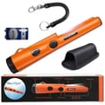 thumbnail image 1 of Metal Detector Pinpointer, Professional Waterproof Handheld Pin Pointer Wand, Search Treasure Pinpointing Finder Probe with 9V Battery for Adults, Kids - Orange, 1 of 13