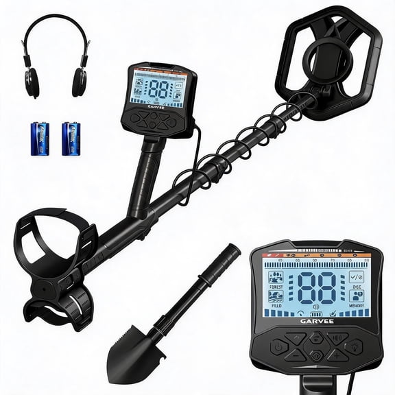 Metal Detector for Adults Gold Detector - Lightweight with LCD Display, for Gold, Coins, Relics, 4-Mode Detection with Pinpoint