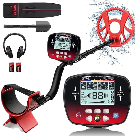 Metal Detector for Adults,Higher Precision Gold and Silver Detector with LCD Display,5 Modes,Advanced DSP Chip 10" Coil