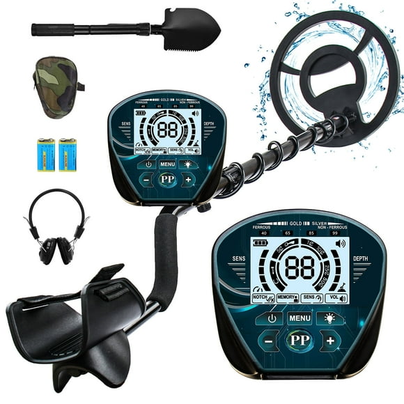 Professional Metal Detector for Adults,10" IP68 Waterproof Search Coil,4 Modes Gold Detector,Advanced DSP Chip&High Accuracy System for Beach/Gold Hunting