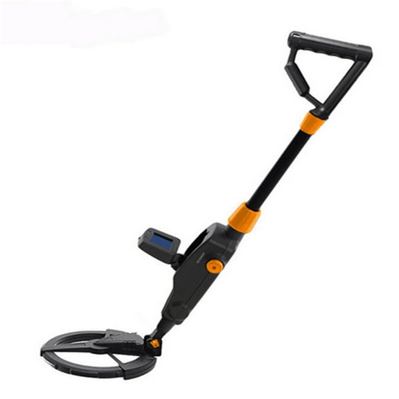 Metal Detector for Beach and Outdoor Exploration - Rugged Design with Digital LCD Display, Detects Metals Up to 3 Feet Deep